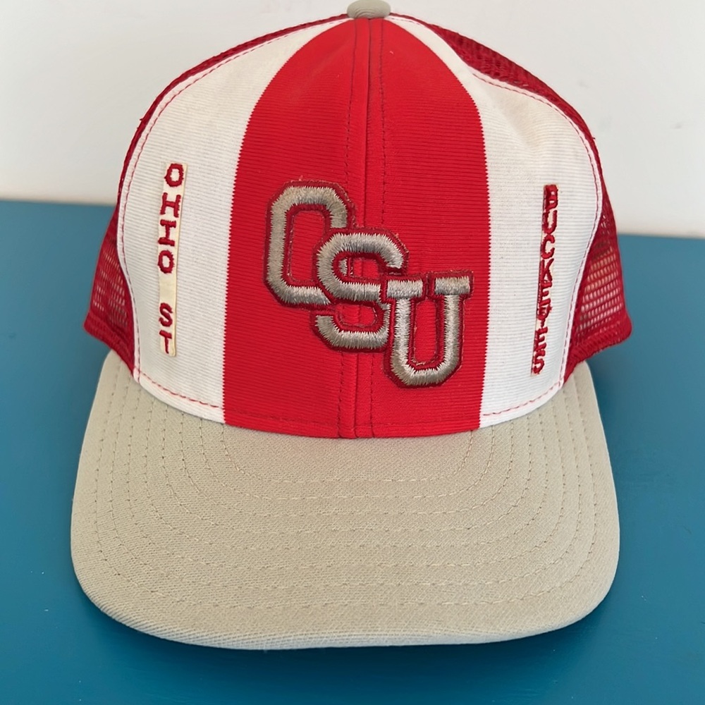 VINTAGE OHIO STATE BUCKEYES Mesh Snapback Hat